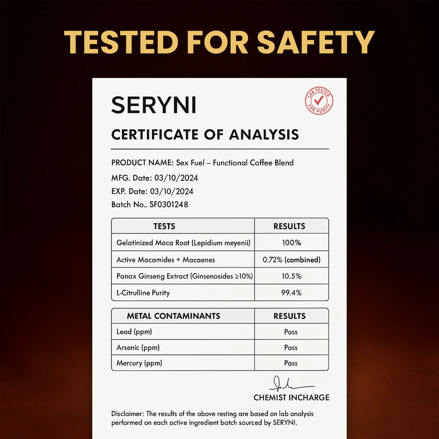 SERYNI® SuperFood Coffee