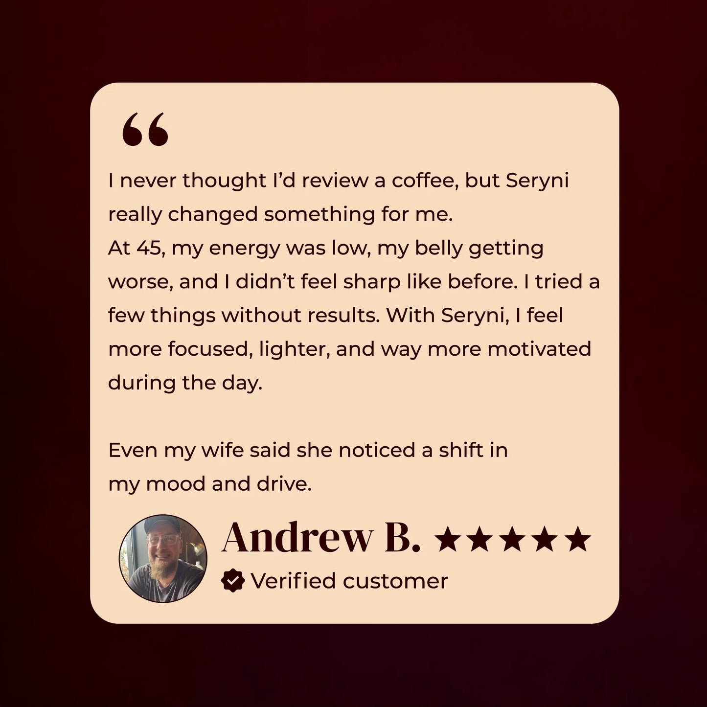 SERYNI® Alpha Male Coffee
