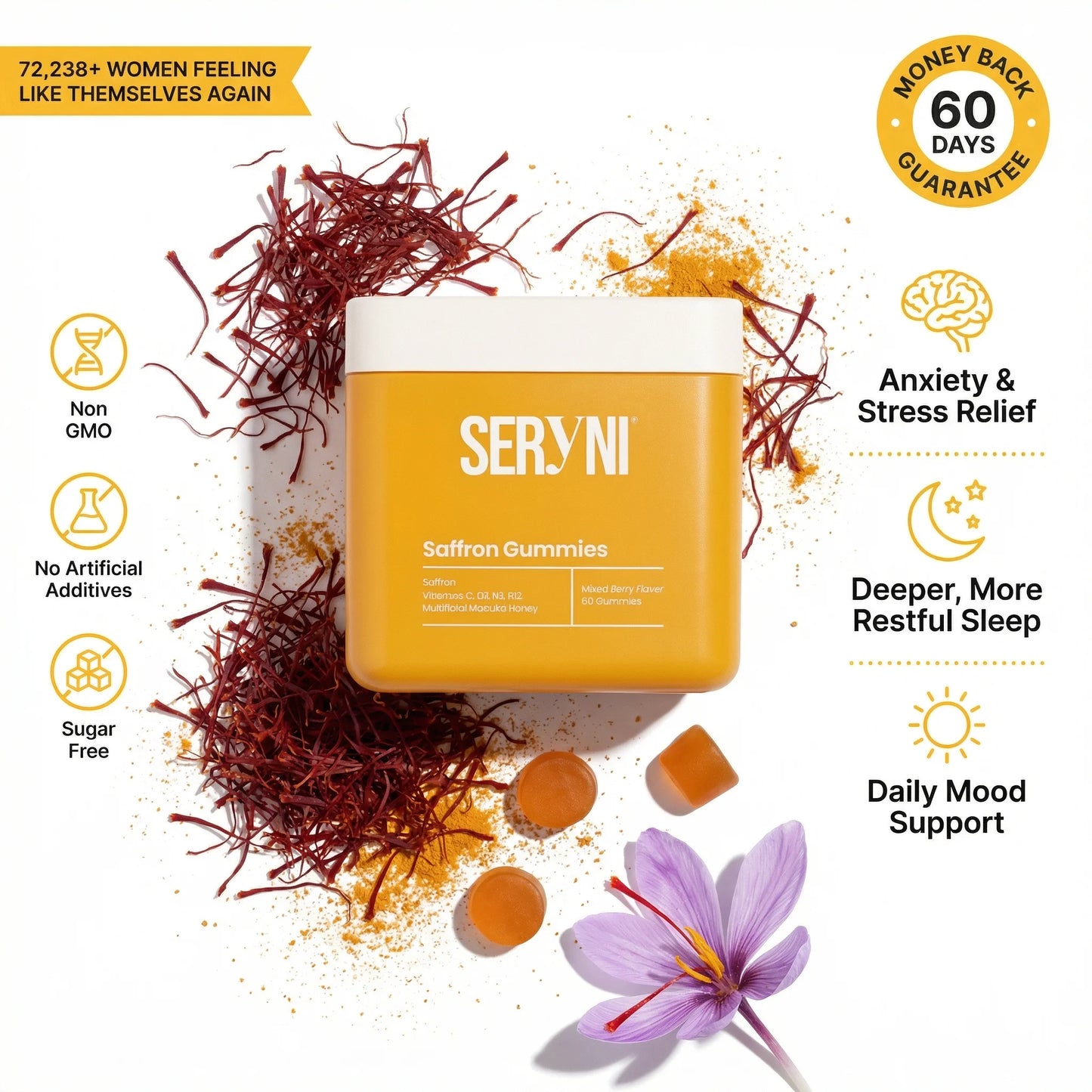 SERYNI - Saffron Gummies